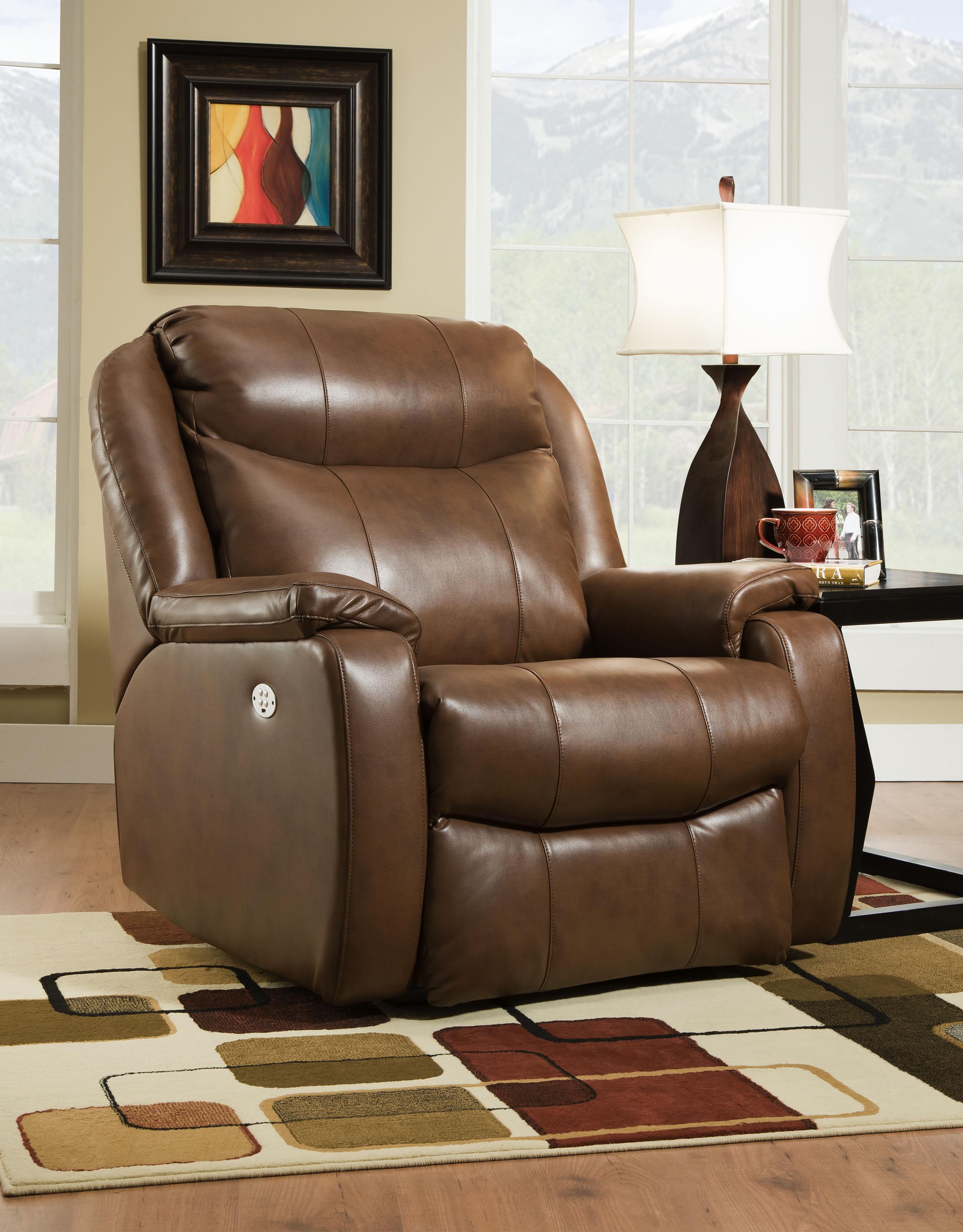 Southern Motion Recliners Hercules Big Man's Power Recliner Darvin
